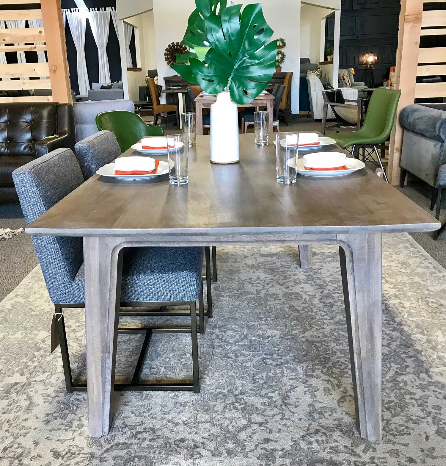 Furniture Outfitters - Grey Wash Dining Table