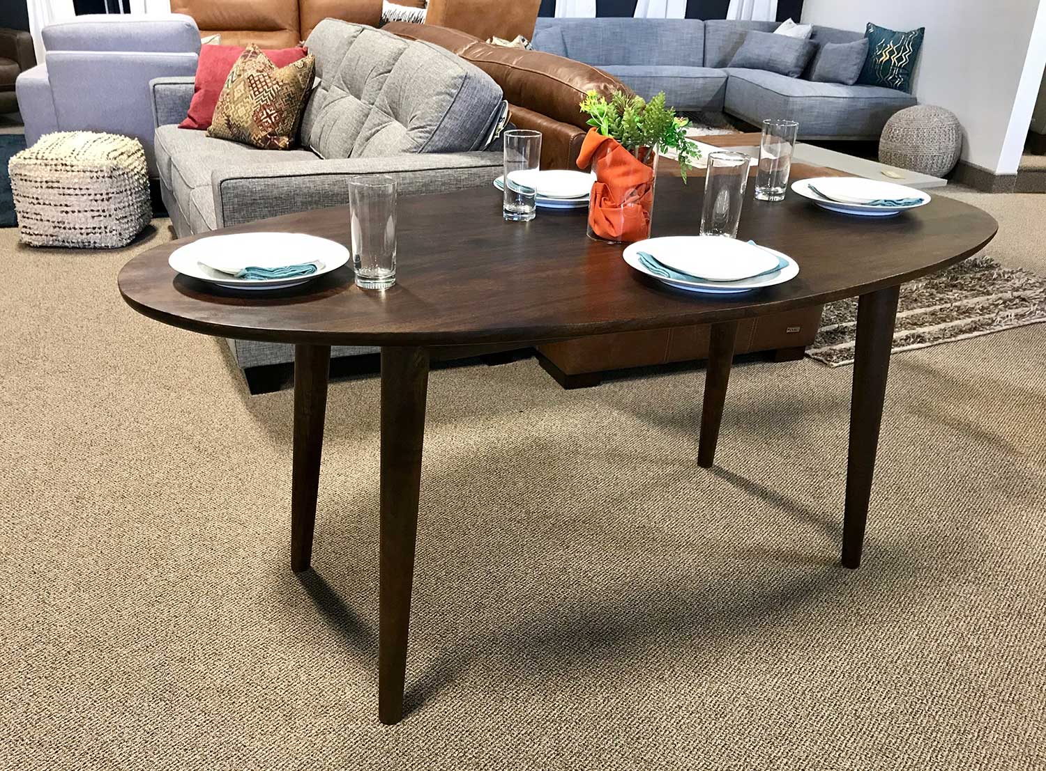 Furniture Outfitters - Petite Oval Dining Table